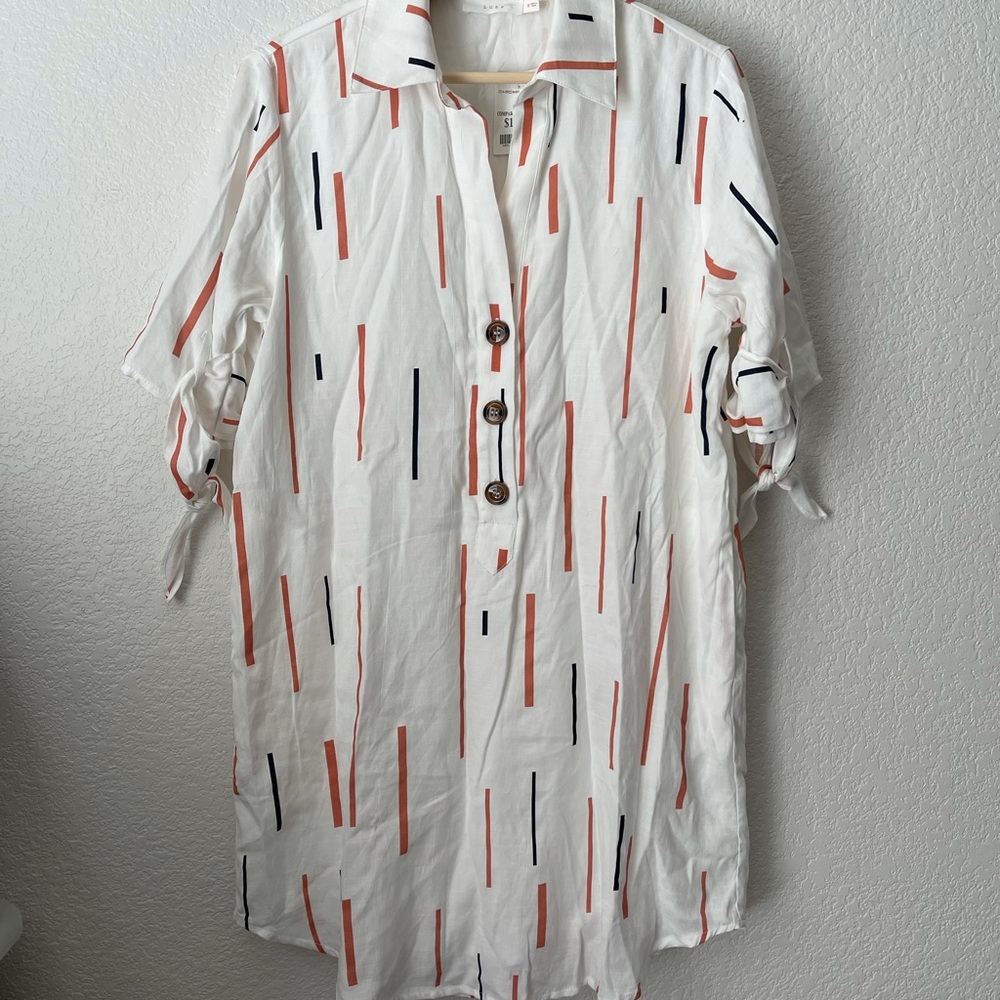 Abstract Stripe Tunic